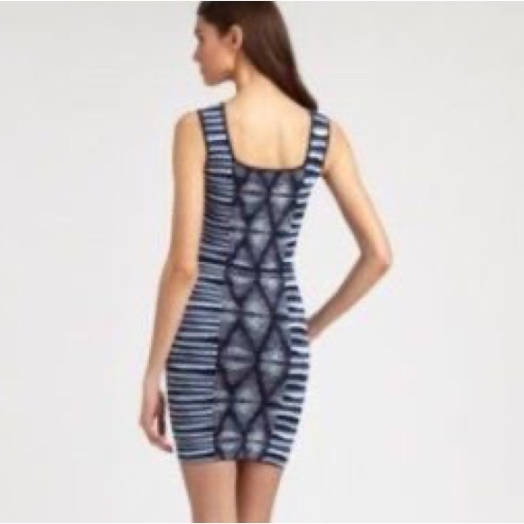 BCBG blue bandage dress - Picture 4 of 7